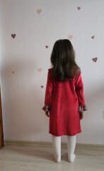 Kadife Kız Çocuk Elbise