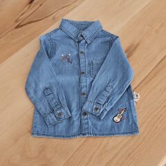 Erkek Çocuk Kot Gömlek