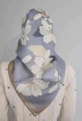 Belli Saf İpek Eşarp