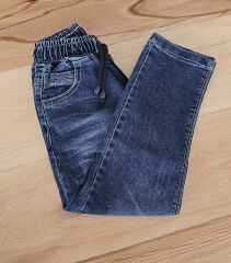 Erkek Beli Lastikli Kot Pantolon